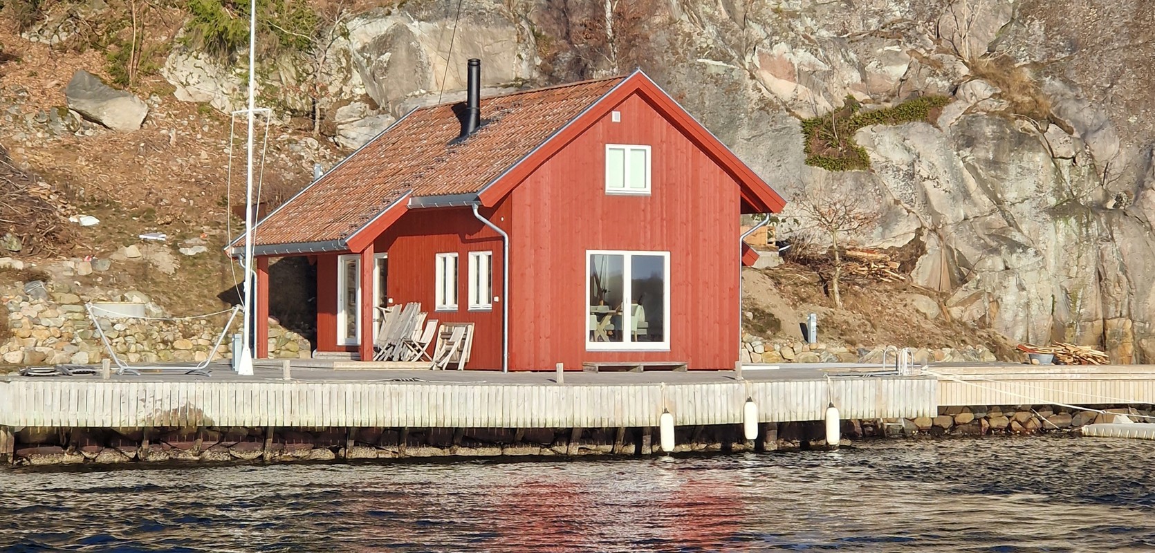 Hytte på Nordre Sandøy
